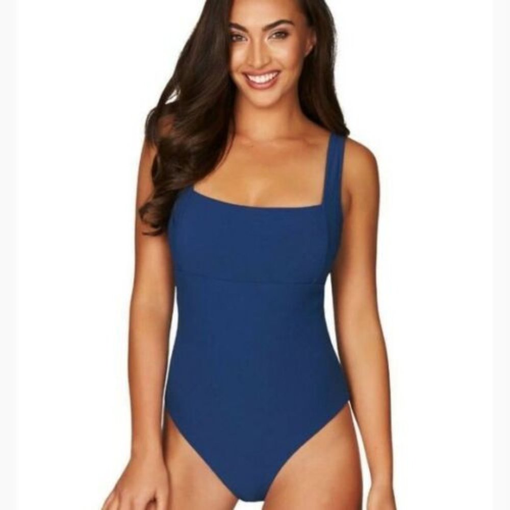 SEA LEVEL Ribbed Underwire One Piece Swimsuit